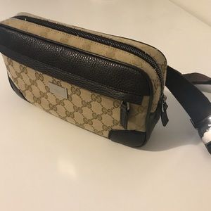 Gucci Monogram Waist / Belt / Fanny Bag